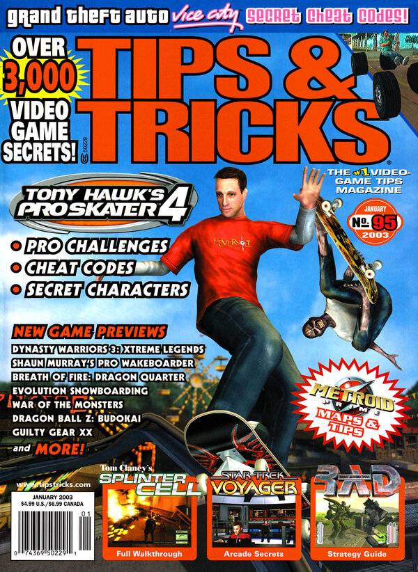 Tips & Tricks Issue 095 (January 2003) cover